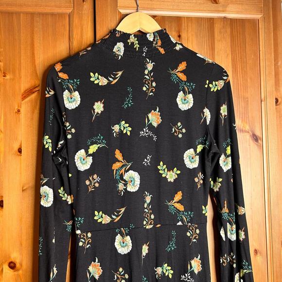 Warehouse Shirred Neck‎ Midi Dress - Picture 7 of 10